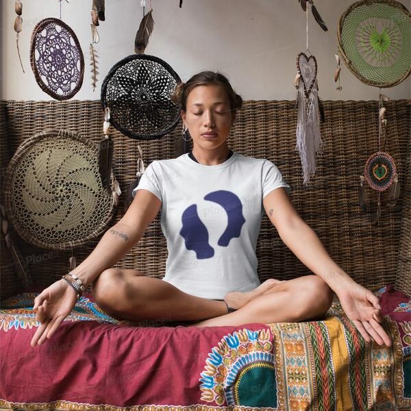 Woman Meditating HL T-Shirt Woman Meditating HL T-Shirt